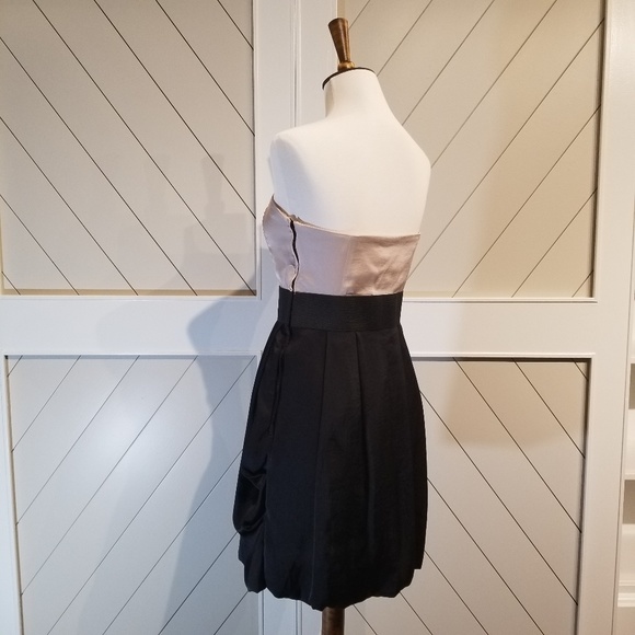 H&M Satin Sweetheart Bubble hem Dress - Picture 5 of 7